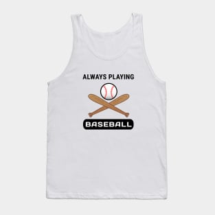 Cool Baseball Design Tank Top